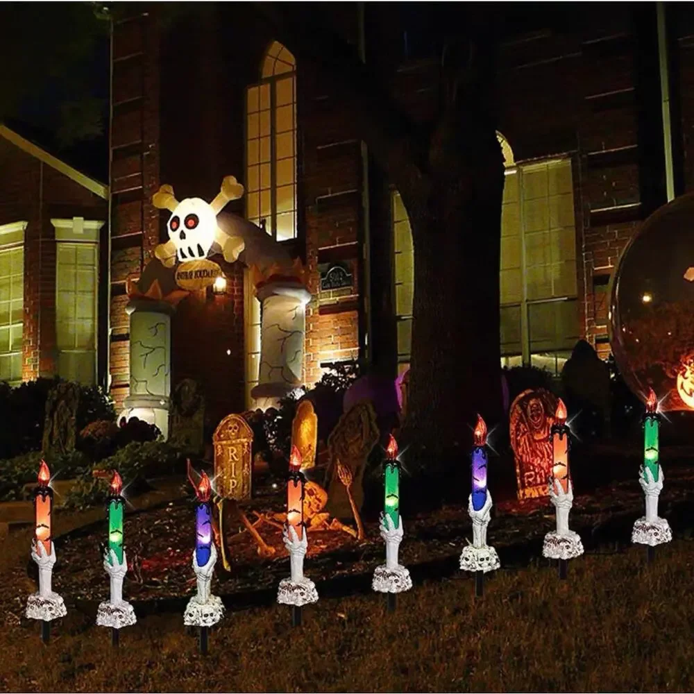 Ghost Hand LED Candle Lamp Spooky Halloween Indoor Party Decor Holiday Gift